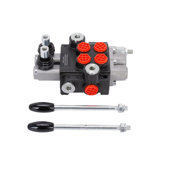 2-Spool Hydraulic Directional Control Valve Ports Double Acting 40l/min