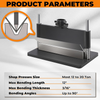 12" Press Brake Attachment For Standard 12/20 Ton Hydraulic Shop Press Machine