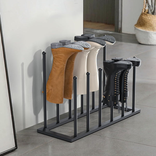 Large Boot Rack Creative Floor Standing Boot Shoe Rack Metal Boot Rack Organizer