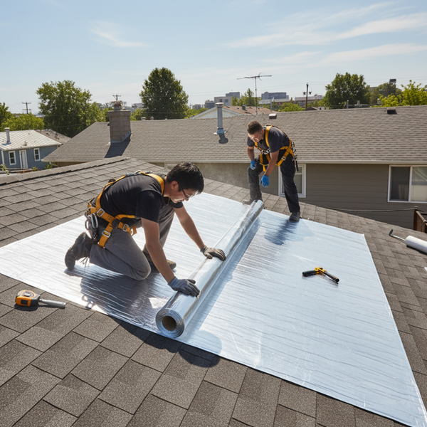 5m² Self-Adhesive Aluminium Roof Film with Strong Bitumen Adhesive For Sheds