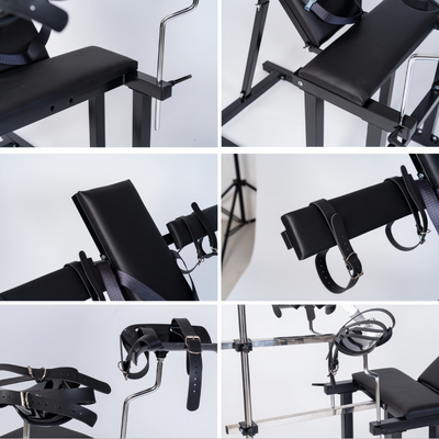 Bondage Training Chair Sex Machine Toy Sex Furniture Steel Frame Restraint Tool