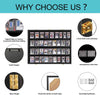 Lockable Trading Card Collector Graded Sports Card Display Frame UV Protection