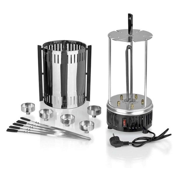 BBQ Machine Vertical Broiler Shawarma Spinning Grill for Rotisserie Family Party