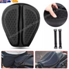 Motorcycle Seat Foldable 3D Honeycomb Gel Seat Cushion Pressure Relief Air Pad