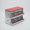 4/6 Hole Chicken Nesting Boxes Wall Mounted Metal Chicken Coop Laying Boxes AU