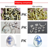 Magnetic Tumbler Polishing Machine Jewelry Polisher w/200g Pins Surface Polisher