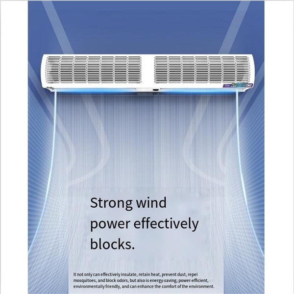 1000mm Air Curtain Fan Wall-Mounted Commercial Air Door For Dust Insect Control
