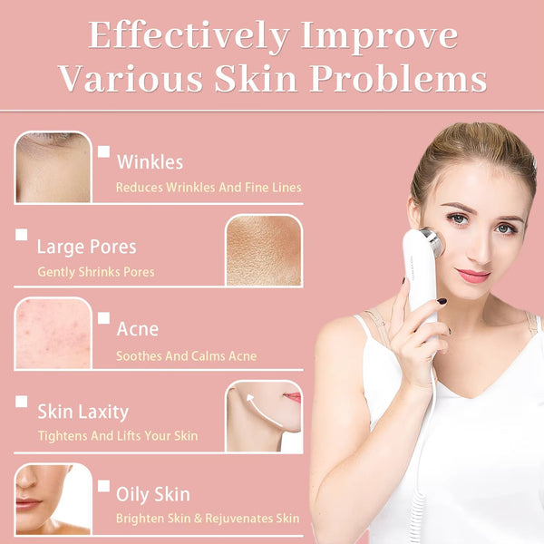 3 Level RF Facial Beauty Machine Skin Tightening Wrinkle Reducing Home Use