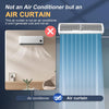 1m/1.5m Commercial Air Curtain Door For Supermarket And Cold Storage 1700CFM