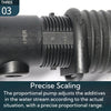 0.2%~2% Automatic Fertilizer Injector Water Powered Dosing Pump 3/4" Adjustable