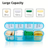 Pill Box Weekly 7 Day 4 Times Medicine Tablet Organizer Dispenser Large Capacity
