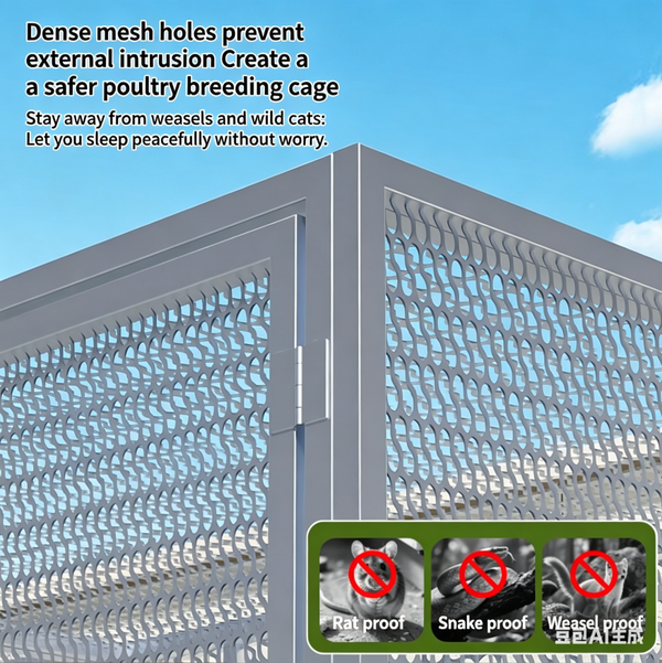Poultry Cage Chicken Coop With Trough For Farming Breeding And Poultry Raising