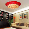 Retro Tiffany Style Ceiling Light 30CM Glass Lamp Fixture Dining Room Bedroom