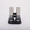 2pcs Electric Salt And Pepper Grinder Set Rechargeable Auto Mill w/Charging Base