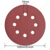 100pcs Sanding Discs 5 Inch 8 Hole Sanding Discs Grits 80 -3000 Sanding Pad