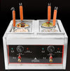 Electric Pasta Cooking Machine 4 Grid Pasta Warmer Noodles Cooker W/ Drain Valve