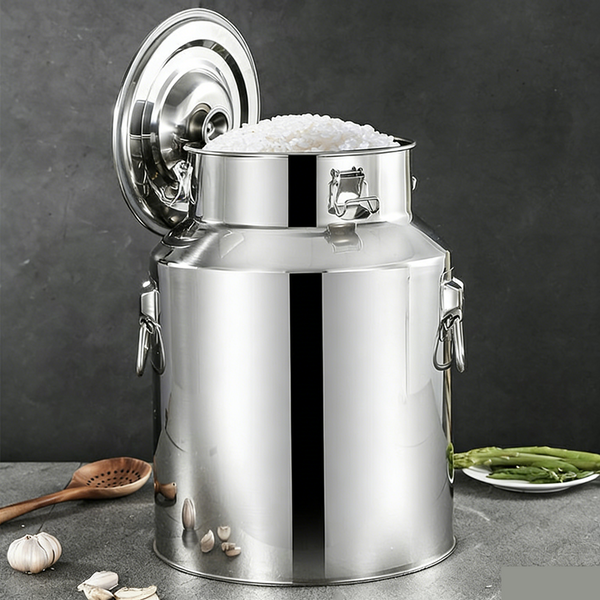 35L Wine Beer Keg Fermenter Barrel Stainless Steel Oil Rice Milk Cans Tank