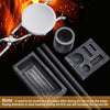 Torch Melting Casting Kit Clay Graphite Crucible Set  5in1 Graphite Cast Mould