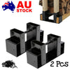 2x Sturdy Firewood Log Storage Rack Bracket Kit Adjustable length Indoor/Outdoor