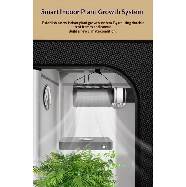 Hydroponics Grow Tent Full Spectrum LED Grow Light Kits Inline Fan Filter System