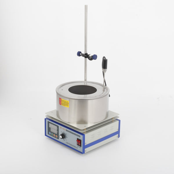 2L Thermostatic Water Bath Oil Bath Dual Use LCD Display 400℃ w/Magnetic Stirrer