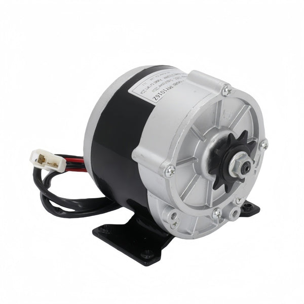 12V 250W Reversible Geared Motor with 9 Tooth Bicycle Speed Reduction Motor