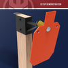 AR500 Steel Targets for Shooting 3/8'' Thick Gong Silhouette Metal Target Orange