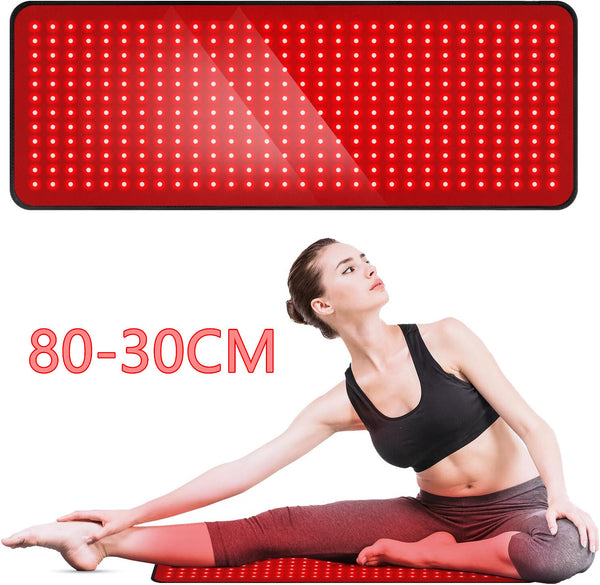 Red Light Therapy Pad Mat LED Infrared Full Body Device Back Muscle Pain Relief