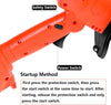 2-in-1 Cordless Cultivator Tiller Rotary Hoe Electric Rototiller with 2 Battery