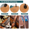 0.5-13mm Leather Hole Puncher Manual Embossing Punch Machine Leather Craft Tool