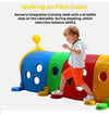 Caterpillar Tunnel Toddler Tunnel Climb & Crawl & Ride Activity Toy 190x105cm