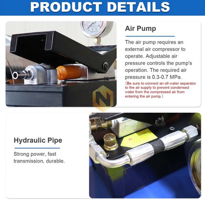 Pneumatic Hose Crimper High Pressure Hydraulic Hose Crimping Machine Shrinking