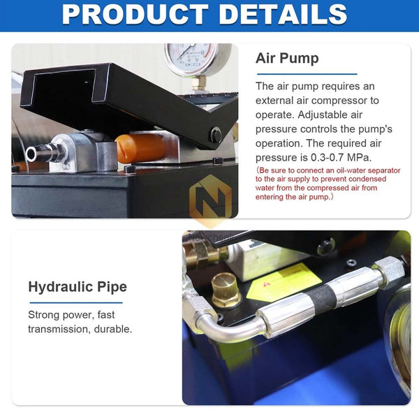 Pneumatic Hose Crimper High Pressure Hydraulic Hose Crimping Machine Shrinking