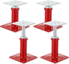 4 Pack House Jacks Floor Jack Post Leveling Screw Jack Adjustable 4.33''-7.1''