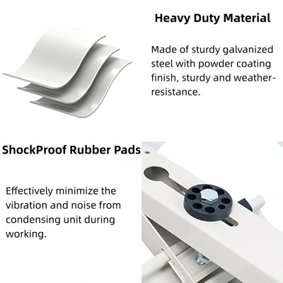 Air Conditioner Support Bracket Roof Mounting Heavy Duty Support up to 300 Lbs