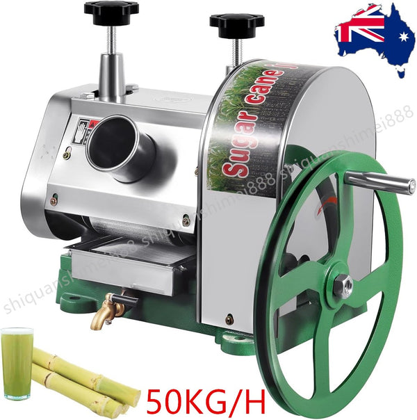 Commercial Sugar Cane Juicer Machine 50KG/H Sugar Cane Handwheel Juicer Press AU