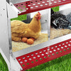 4/6 Hole Chicken Nesting Boxes Wall Mounted Metal Chicken Coop Laying Boxes AU