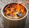 Smokeless Fire Pit With Removable Ash Pan Stainless Steel Portable Bonfire
