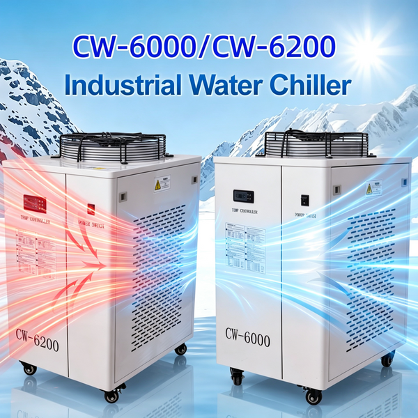 15L Industrial Water Chiller 2HP Water Cooling System for CO2 Laser Engraving AU