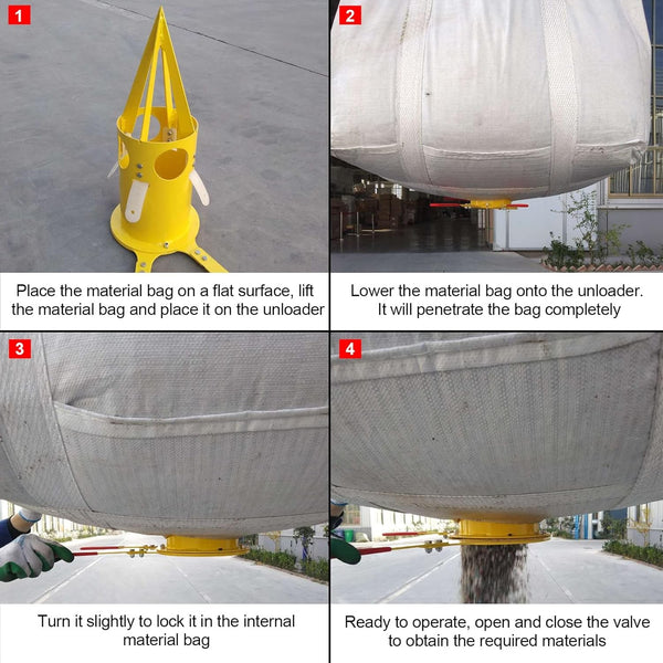 Big Bag Dispenser Bulk Bag Unloader Big Bag Animal Feed Unloader for Farm Home