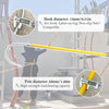Electrical Insulated Rescue Hook High Voltage Fiberglass General Safety  2m