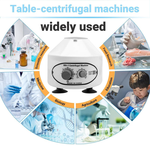 Desktop Electric Lab Centrifuge Machine 6x20ml 4000RPM With Timer Speed Control