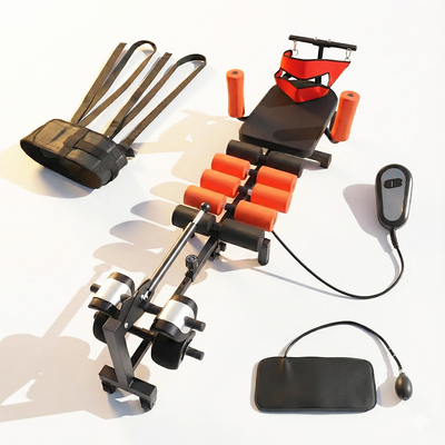 Electric Traction Table Spinal Cervical Decompression Lower Back Pain Relief AU