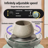 Electric Pottery Wheel Machine Ceramic Work Clay Craft Foot Pedal Control DIY