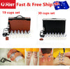 19/30 Cups Vacuum Cupping Set Massage Kit Acupuncture Suction Massager Pain Reli