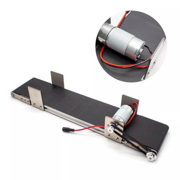Desktop Conveyor Belt Electric Metal Conveyor Experiment Teaching Equipment 220V