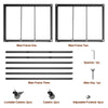 Vinyl Record Storage Rack on Wheels Sturdy Metal Frame Vinyl Organizer LP Holder