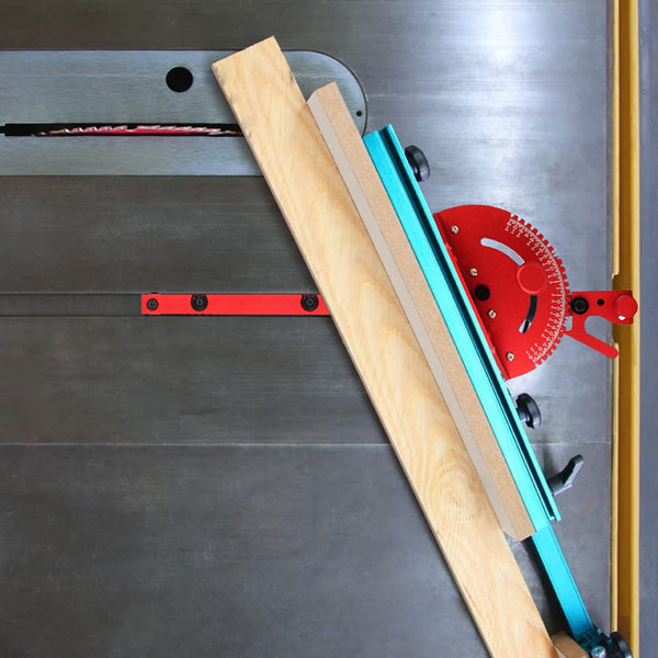 Table Saw Precision Miter Gauge For 30/45mm T Track With Miter Gauge Fence & Bar