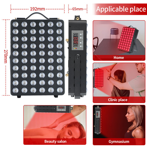 Red Light Therapy for Body 660nm 850nm Near Infrared Light Therapy Panel W/Stand
