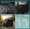 Forklift Cover Waterproof for Forklifts Up to 8000Lb Sun Rain Snow UV Protection